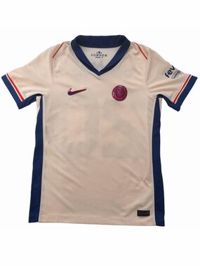 Nike Chelsea Football Club Soccer Jersey Large #20 Palmer Cream Blue Orange